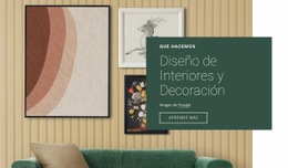 Interiorismo Y Decoración - HTML Web Page Builder