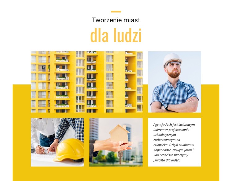 Tworzenie miast dla ludzi Szablon CSS