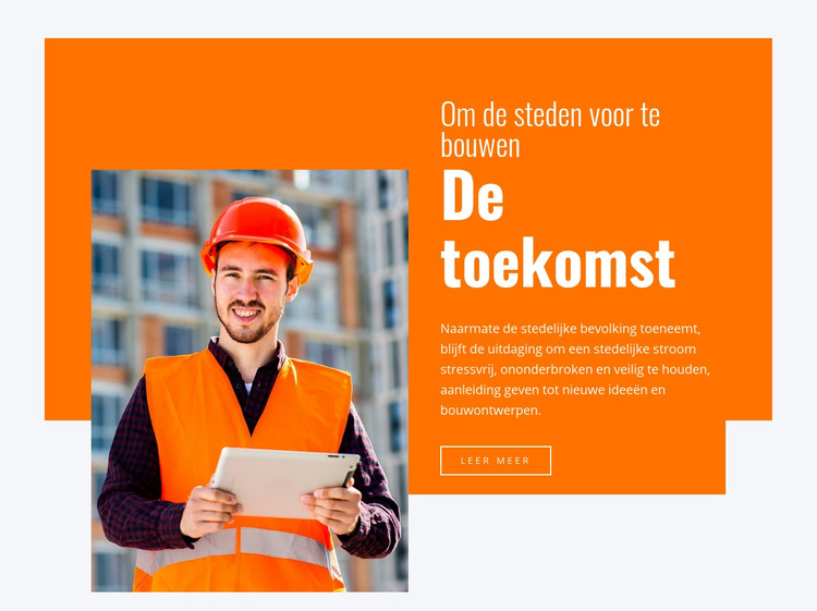 Unieke visies en ambities HTML-sjabloon