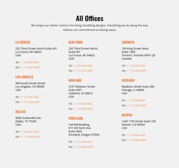 All Offices - Free Template