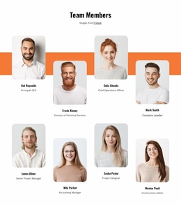 The Firm Is Its People, An Amazing Array Of Talent Html Template