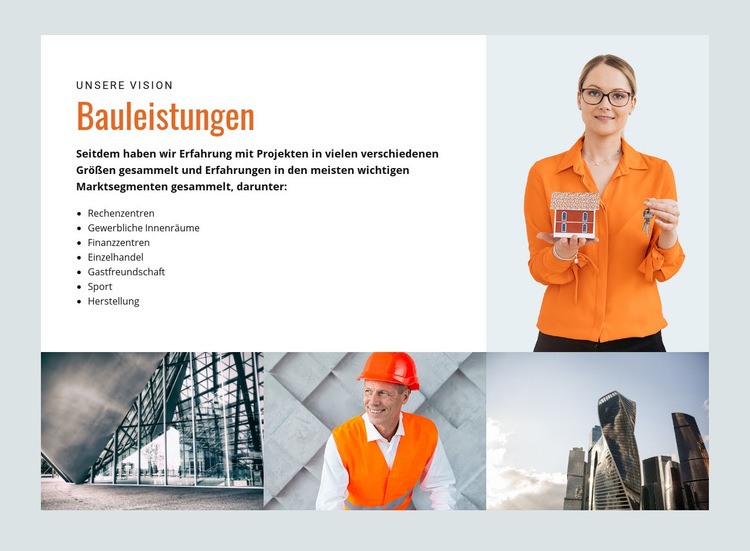 Ihr Makler, Architekt und Bauunternehmer Website design