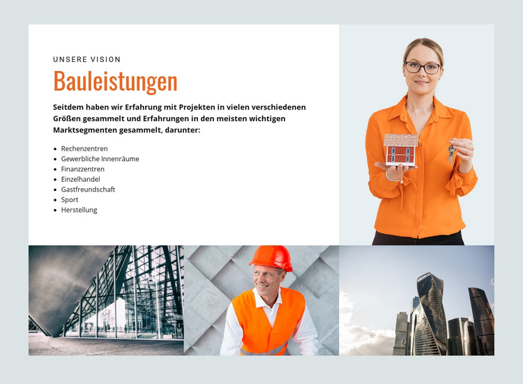 Ihr Makler, Architekt und Bauunternehmer WordPress-Theme