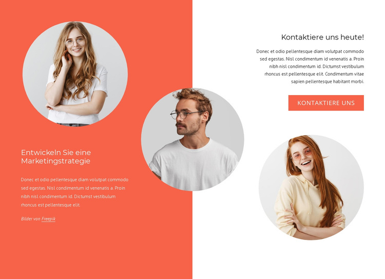 Wir sind ein tolles Team WordPress-Theme