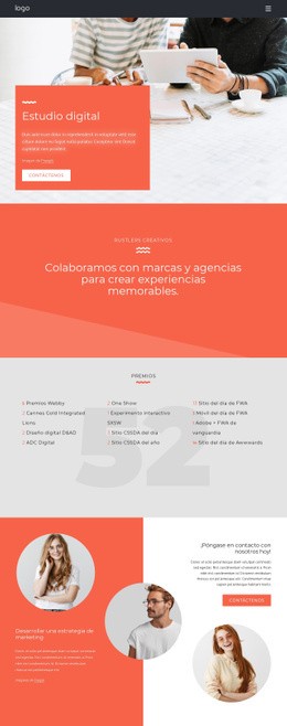 Diseño De Sitio Web Para Creamos Experiencias Memorables