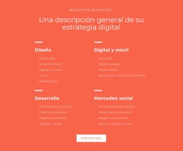 Diseño, Desarrollo, Marketing