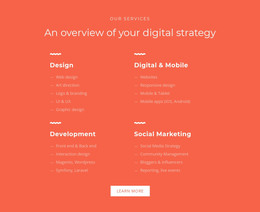 Design, Development, Marketing