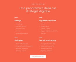 Progettazione, Sviluppo, Marketing