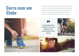 HTML Grátis Para Seu Clube De Corrida Perfeito