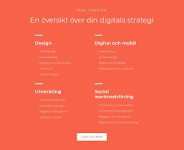 Design, Utveckling, Marknadsföring