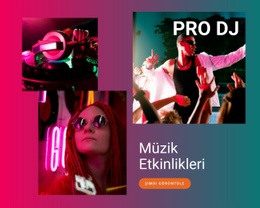 Müzik Etkinlikleri - Güzel Açılış Sayfası