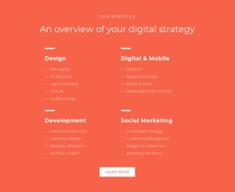 Design, Development, Marketing