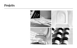 Galerie Avec Les Meilleurs Projets - Site Web Réactif