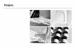 En Iyi Projelere Sahip Galeri - HTML Layout Builder