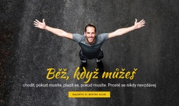 Běžecká Motivace – Jednoduchý Motiv WordPress