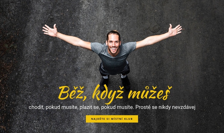 Běžecká motivace Téma WordPress