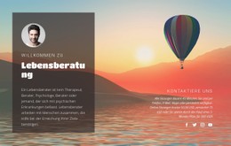 CSS-Rastervorlagenspalte Für Lebensberatung