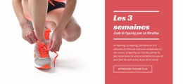 Tapering Pour Un Marathon - Build HTML Website