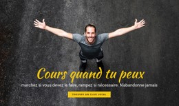 Motivation De Course Modèle CSS Premium