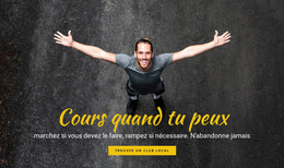 Motivation De Course - Thème WordPress Simple