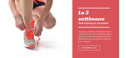 Tapering Per Una Maratona - Download Del Modello Di Sito Web