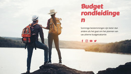 Pagina-HTML Voor Budget Reistours