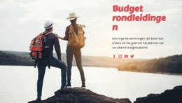 Budget Reistours - HTML Builder