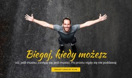 Motywacja Do Biegania Szablon CSS Premium