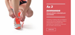 Afinando Para Uma Maratona - Design Simples