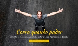 Motivação De Corrida - Modelo De Site Gratuito