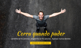 Motivação De Corrida - Tema WordPress Simples