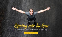 Temalayoutfunktion För Löpande Motivation