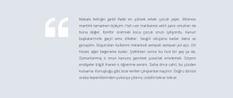Harika Alıntı Temiz Ve Minimalist Şablon