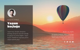 Yaşam Koçluğu - Profesyonel Tek Sayfalık Şablon