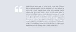 Harika Alıntı - Ücretsiz Bir Sayfalık Şablon