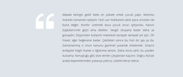 Harika Alıntı Temiz Ve Minimalist Şablon