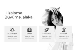 Dört Alan Için Tema Düzeni Işlevi