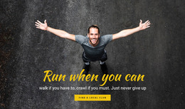 Running Motivation - Simple WordPress Theme