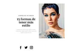 Tendencias De Maquillaje De Moda: Creador De Sitios Web Para Inspirarte