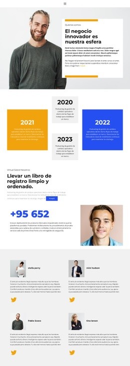 Mejor Diseño De Página De Destino Para Sobre La Innovación Superior