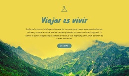 Motivaciones Para Viajar Plantilla CSS Sencilla