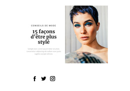 Tendances Maquillage Mode - Modèles De Thèmes HTML5 Gratuits