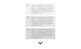 Trois Étapes Détaillées - Meilleur Modèle D'Une Page