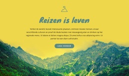 Motivaties Voor Reizen Eenvoudige CSS-Sjabloon