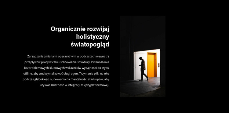 Otwórz drzwi do sukcesu Szablon witryny sieci Web