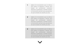 Três Etapas Detalhadas - Create HTML Page Online