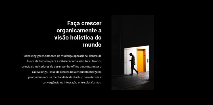 Abra a porta para o sucesso Template CSS