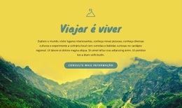 Motivações Para Viagens - Modelo HTML5, Responsivo, Gratuito