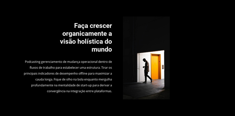 Abra a porta para o sucesso Template Joomla