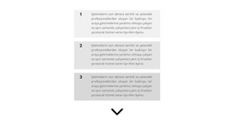 Üç Ayrıntılı Adım - Web Sitesi Şablonunu Indirme